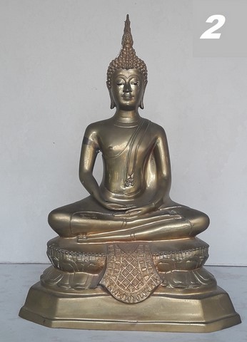 Statue en laiton 