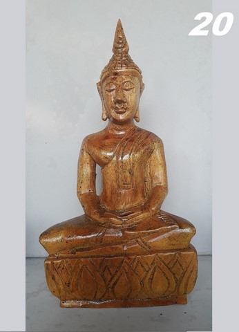 bouddha meditation bois de Jackier