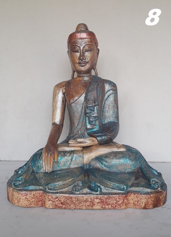 splendide bouddha avec paillettes